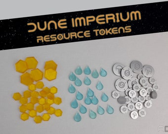 Dune Imperium Resource Tokens (Spice, Water, Solari)