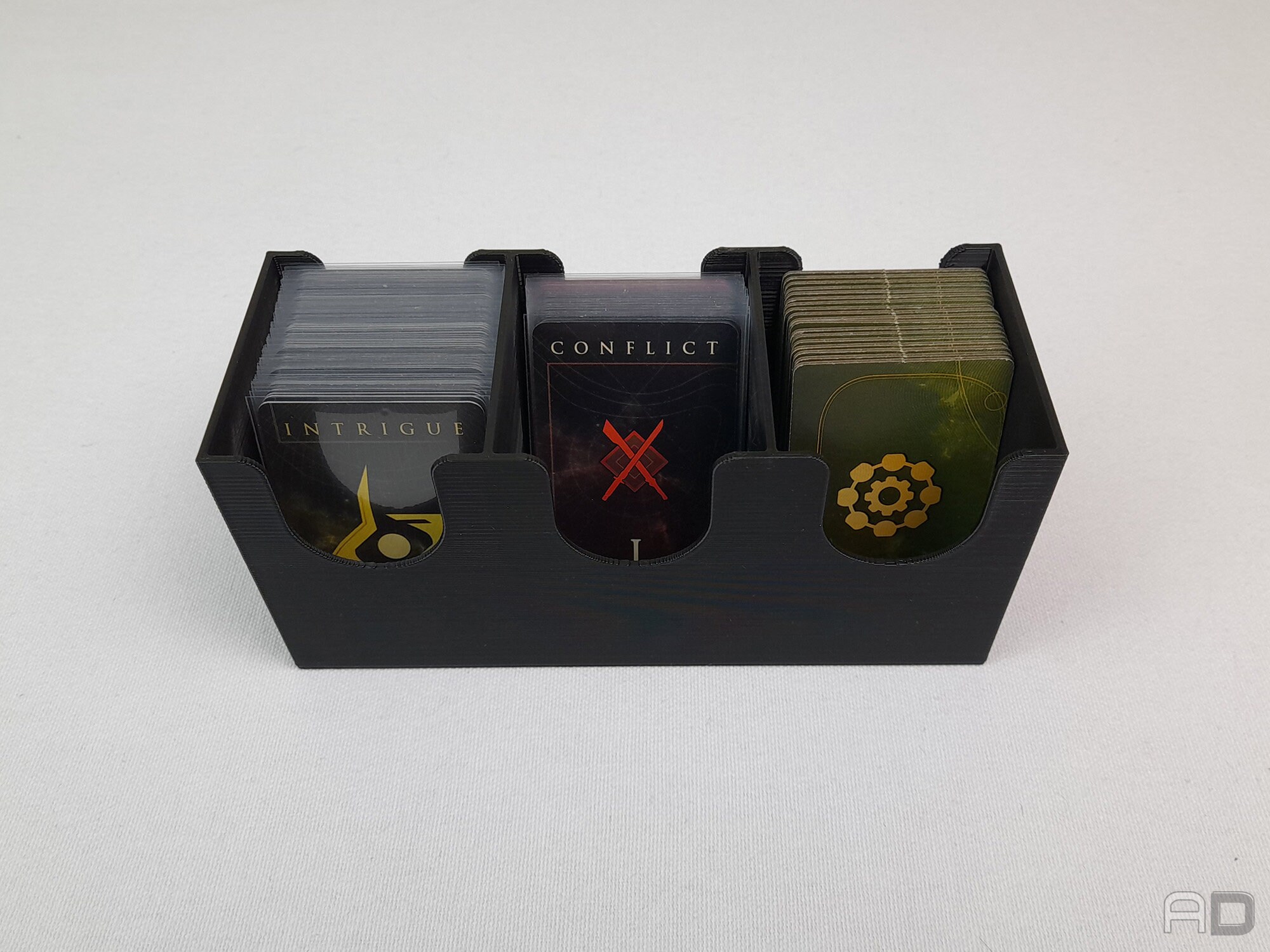 Feldherr Portacarte In Plastica Per Giochi Da Tavolo - Contiene Fino A 600 Carte In Formato Mini European (45x68 Mm) - 4 Vassoi Impilabili, Stampato In 3D In Germania