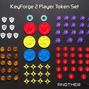 KeyForge Tokens 2 Player Set: 115pcs