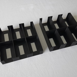 Zes Slot Mini Card Dispensers & Token Trays
