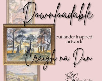 Craigh na Dun | Printable Watercolor Art | Outlander-Inspired Digital Download