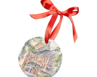 Outlander Lalllybroch Ornament with Ribbon
