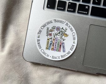 Original Banned Books Club Vinyl Sticker | Catholic | Deuterocanonical Gift