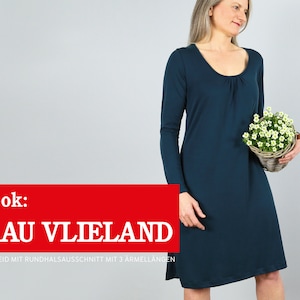 Jersey dress round neck FRAU VLIELAND e-book