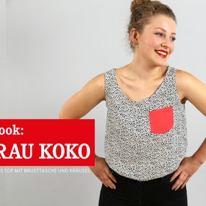 Summer top for woven fabric FRAU KOKO e-book
