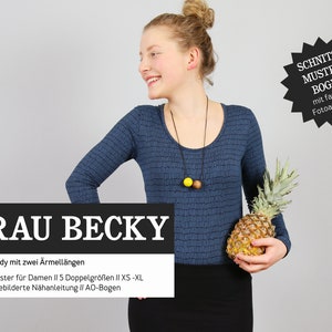 SALDI: Body per donne e adolescenti, FRAU BECKY, taglio di carta
