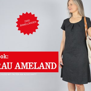 Dress with pleats at the neckline FRAU AMELAND e-book image 1