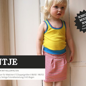 ANTJE Jersey skirt for girls, PAPIERSCHNITT image 1