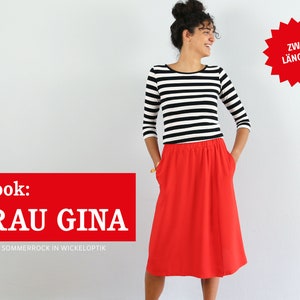 Wrap-look skirt FRAU GINA e-book