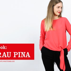 Relaxed knotted blouse FRAU PINA e-book