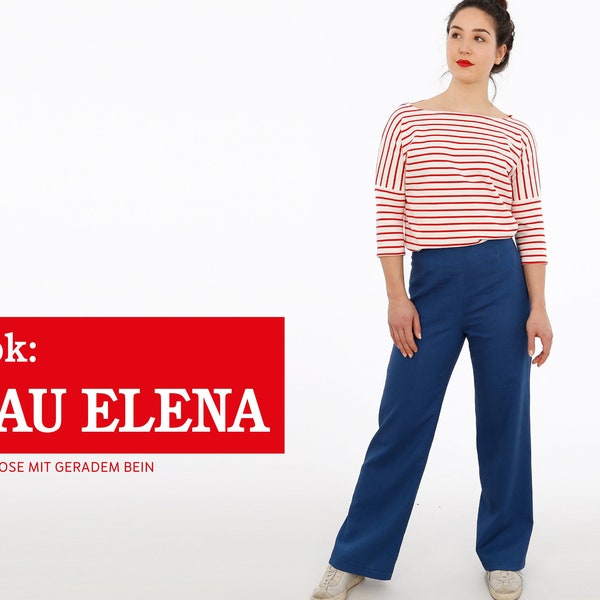 Schlichte Hose mit geradem Bein FRAU ELENA e-book