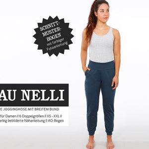 Ankle-free sweatpants WOMAN NELLI paper cut image 1