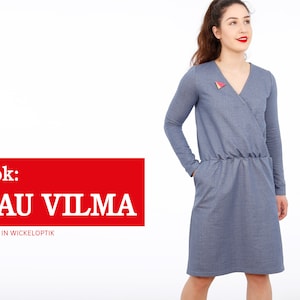 Jersey dress in wrap look FRAU VILMA e-book image 1