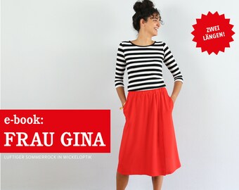 Wrap-look skirt FRAU GINA e-book