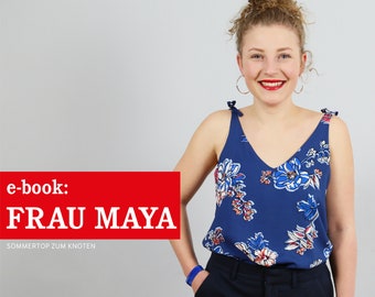 Sommertop zum Knoten FRAU MAYA e-book