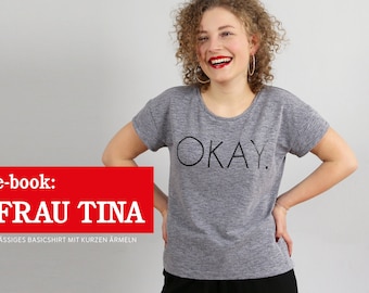 Basic shirt with short sleeves FRAU TINA e-book