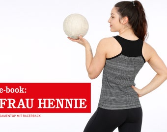 Women's top with racerback FRAU HENNIE e-book