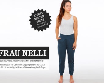 Ankle-free sweatpants WOMAN NELLI paper cut