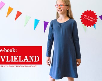 Jerseykleid mit Rundhalsausschnitt, VLIELAND, e-book