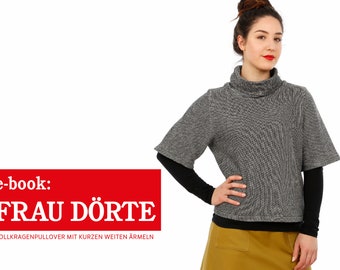 Turtleneck sweater with short, wide sleeves FRAU DÖRTE e-book