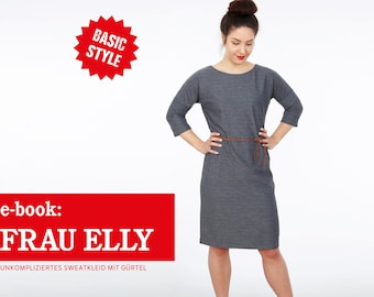 Lightning-fast dress with belt FRAU ELLY e-book