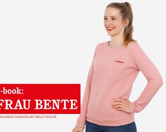 Sweater mit Brusttasche FRAU BENTE e-book