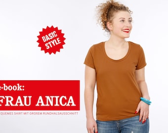 Basicshirt mit Rundhalsausschnitt FRAU ANICA e-book