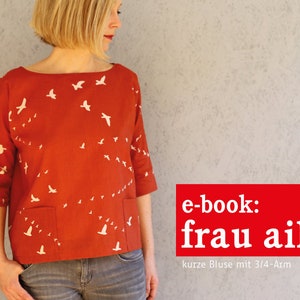 Kurze Bluse mit 3/4-Arm FRAU AIKO e-book Bild 1