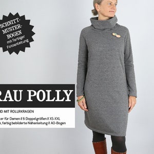 Turtleneck Dress Sweat WOMAN POLLY Paper Cut