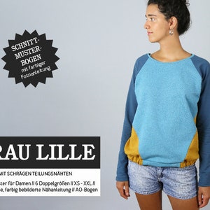 DONNE LILLE - Raglansweater, PAPIERSCHNITT