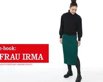 slim skirt with slit • FRAU IRMA, e-book