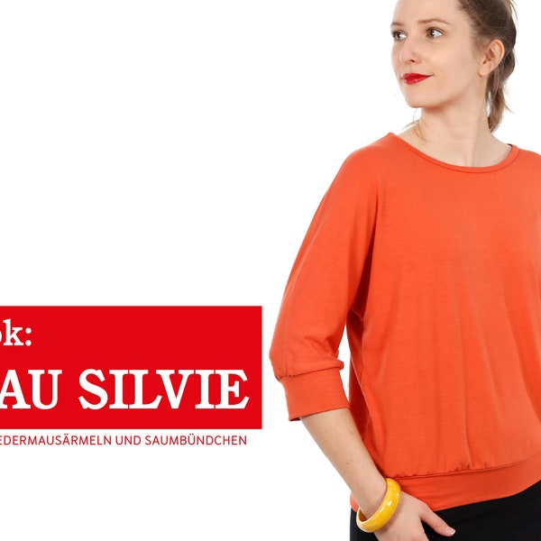 Shirt with batwing sleeves and cuffs FRAU SILVIE e-book