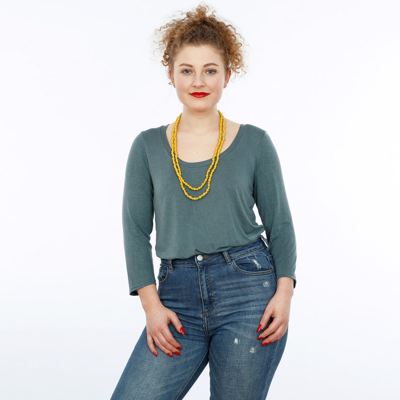 Basic shirt with round neck FRAU ANICA e-book image 7