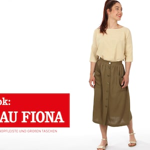 FRAU FIONA • Skirt with button placket, e-book