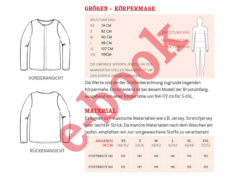 Long-sleeved shirt with wide piping FRAU JELLA e-book image 2