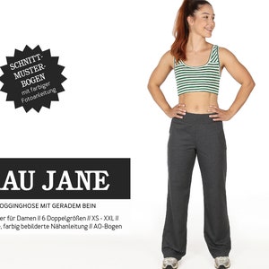 Jogginghose FRAU JANE, Papierschnitt Bild 1