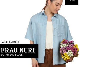 Bluse • FRAU NURI , Papierschnitt