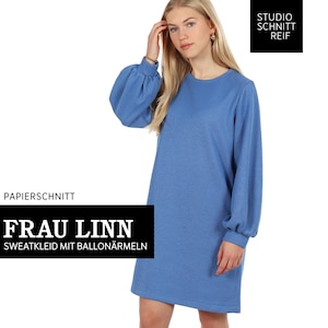 Sweatkleid • FRAU LINN, Papierschnitt