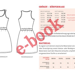 Strap dress with waistband NELE e-book image 3