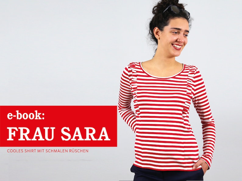 Shirt with small ruffles FRAU SARA e-book image 4