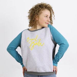 Raglan sweater FRAU MONA paper cut image 4