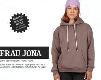 FRAU JONA • Hoodie, Papierschnitt