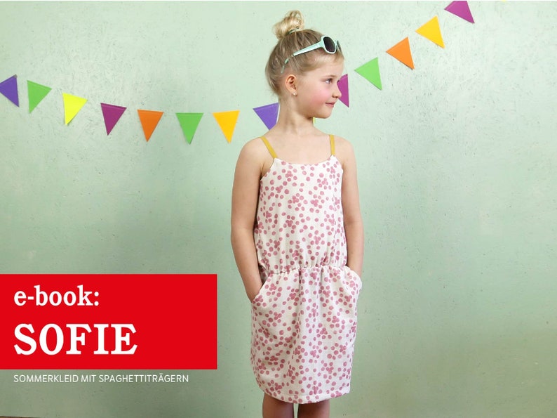 Summer dress with spaghetti straps SOFIE e-book image 1