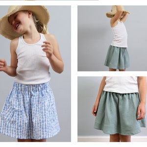 LENI mini skirt for girls, PAPER CUT image 2