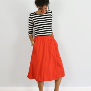 Wrap-look skirt FRAU GINA e-book image 3