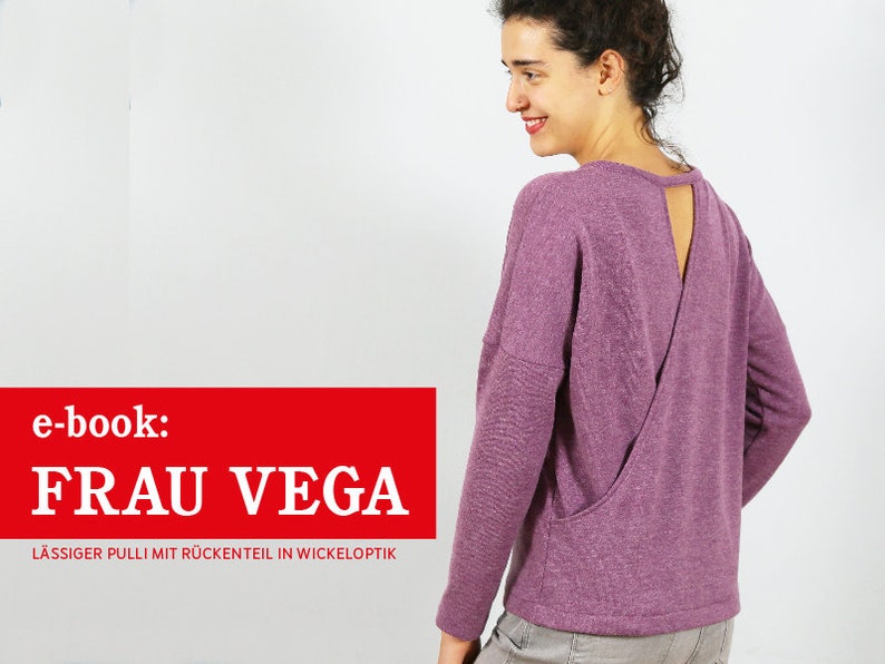 Casual sweater in wrap look FRAU VEGA e-book image 1