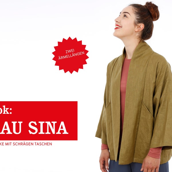 Kimonojacke mit schrägen Taschen FRAU SINA e-book