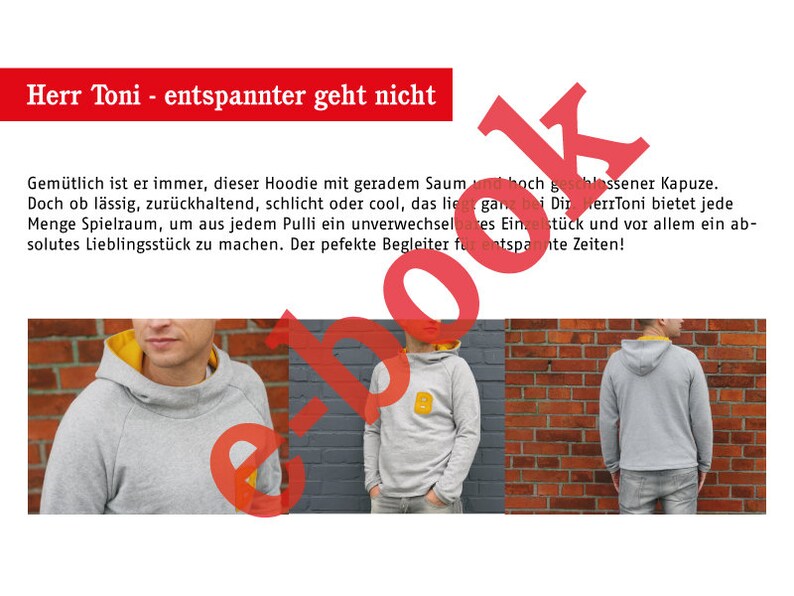 Kapuzenpulli Teenies & Herren HERR TONI e-book Bild 2