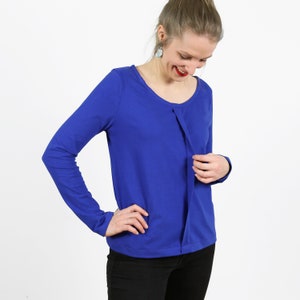 Long-sleeved shirt with wide piping FRAU JELLA e-book image 6
