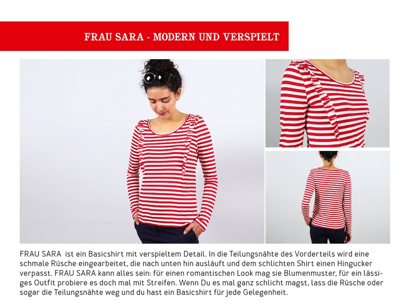 Shirt with small ruffles FRAU SARA e-book image 2